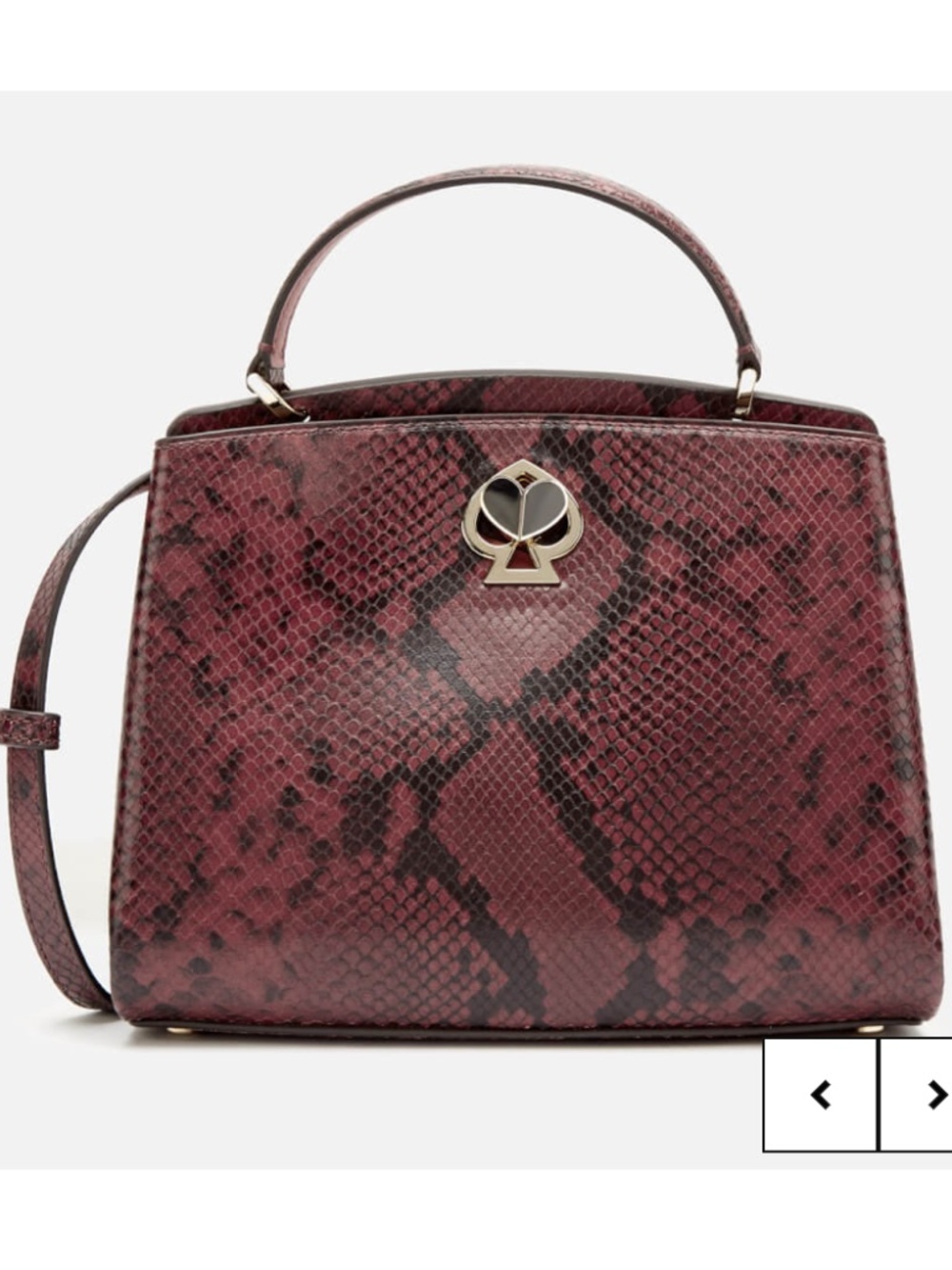 NWT Kate Spade Bag Satchel with Heart Twistlock